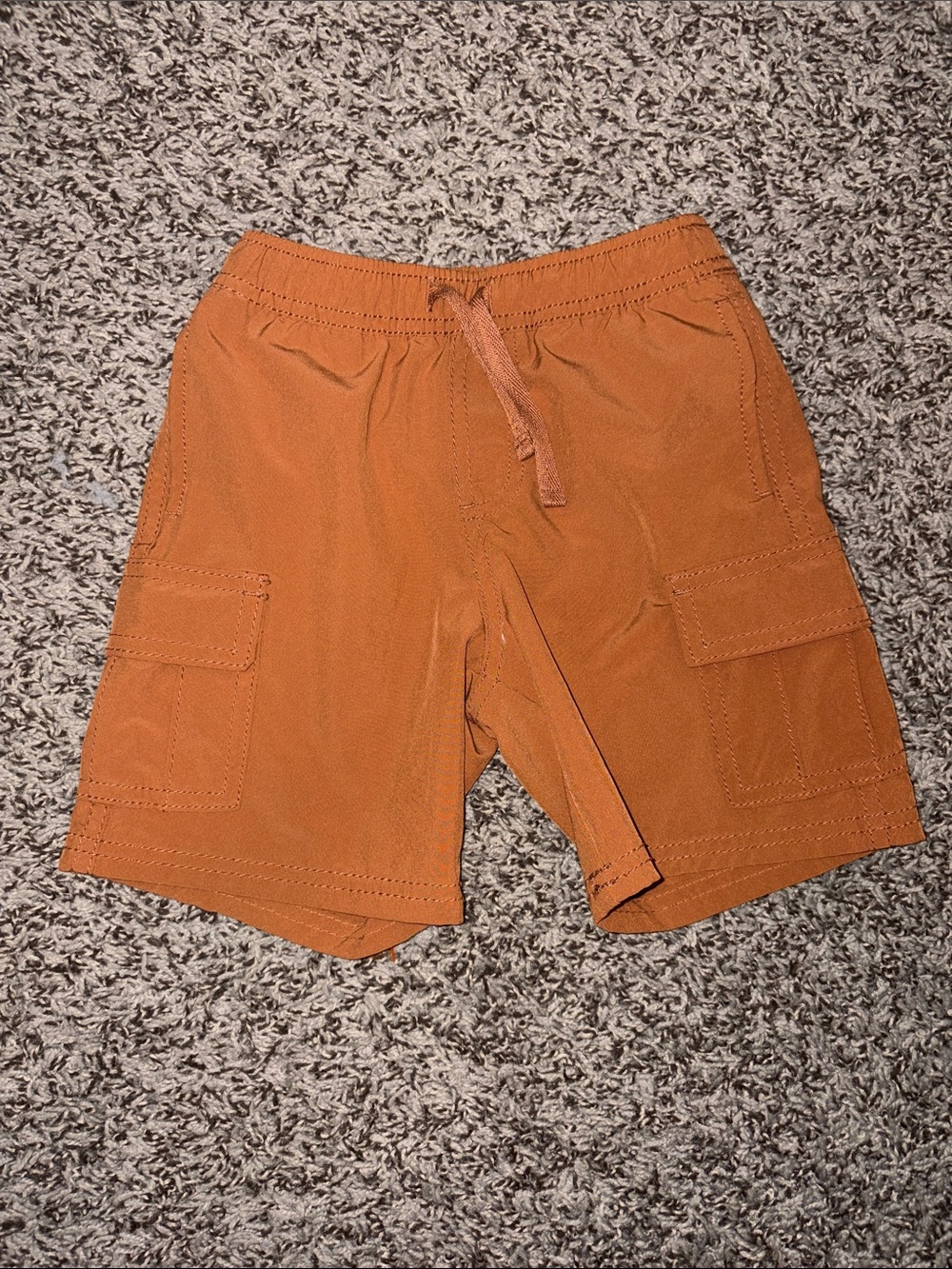 CLEARANCE 4 for $12 - Cargo Shorts Comfort Fit Camel brown 3T